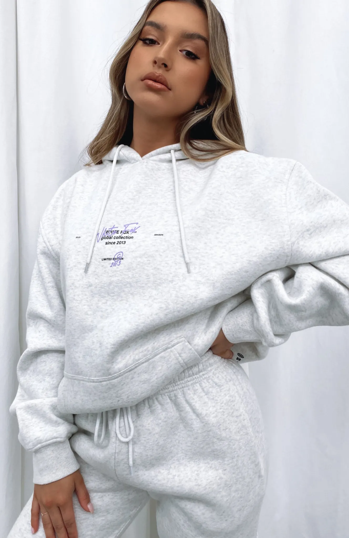 Jackets & Blazers | White Fox Boutique The New Way Hoodie Marle grey