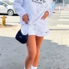 Shorts | White Fox Boutique The Next Level Lounge Shorts Marle grey