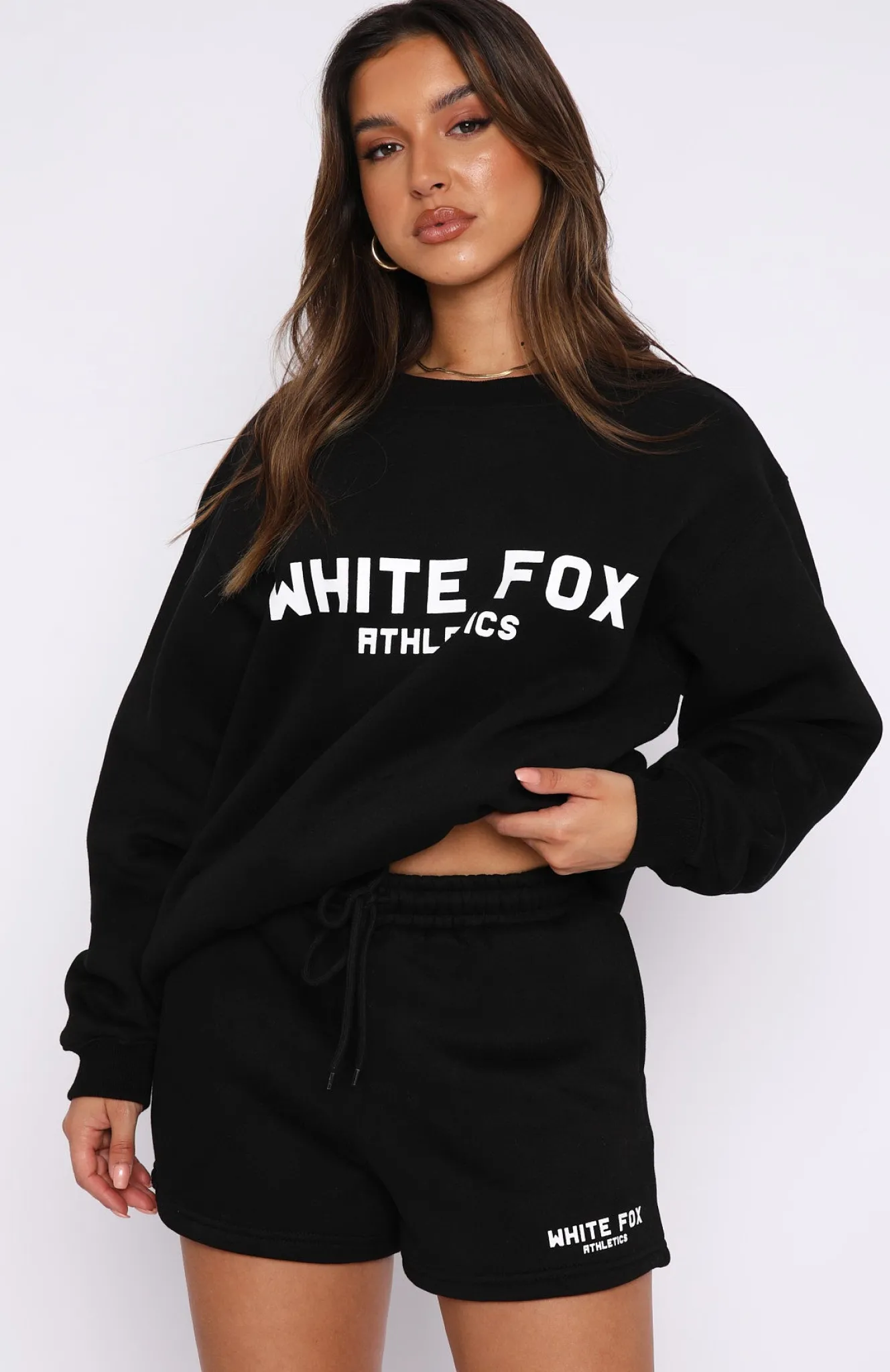 Shorts | White Fox Boutique The Next Level Lounge Shorts black