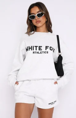Shorts | White Fox Boutique The Next Level Lounge Shorts Marle grey