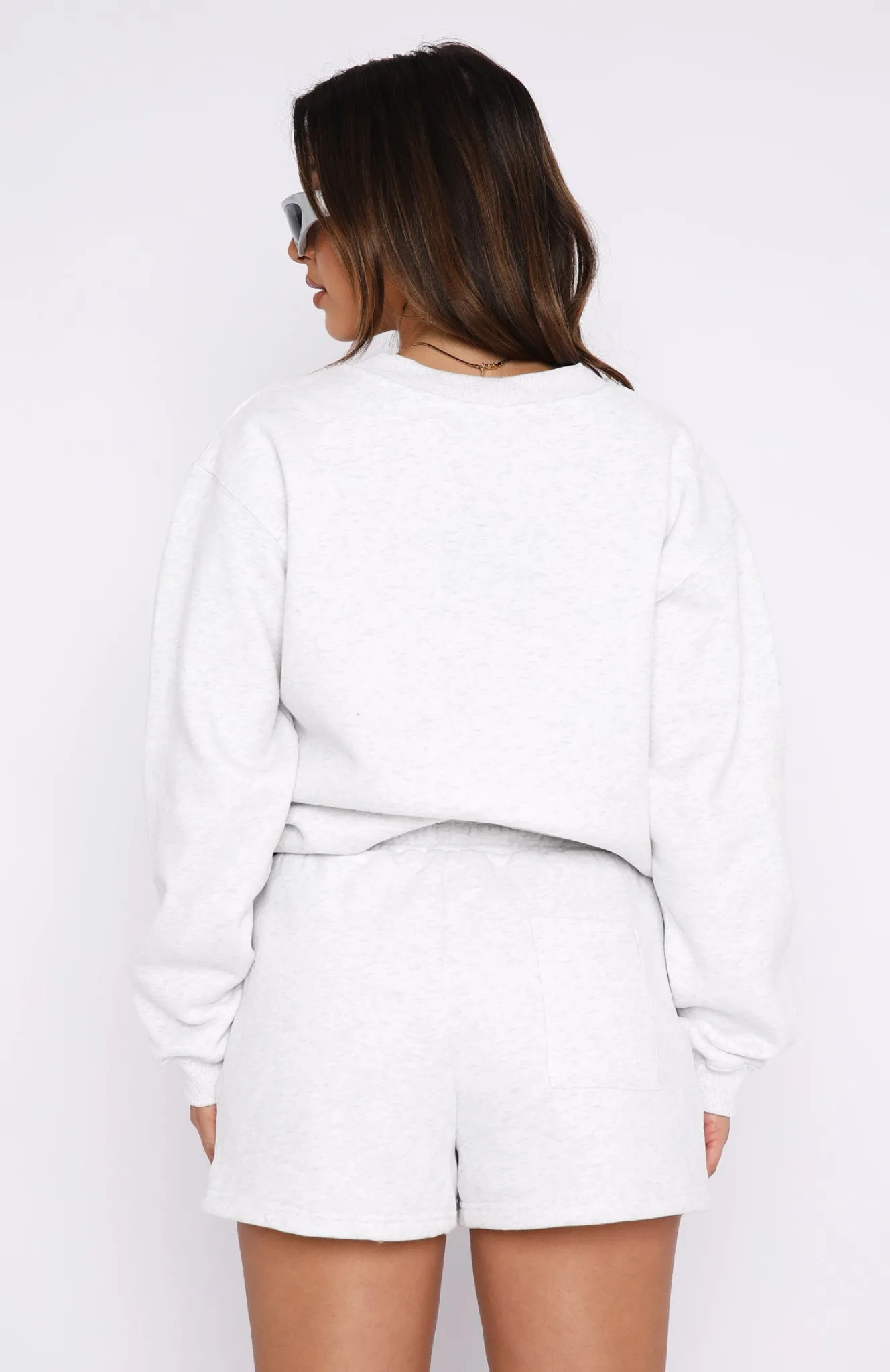 Shorts | White Fox Boutique The Next Level Lounge Shorts Marle grey
