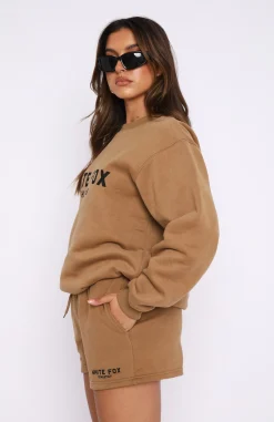 Jackets & Blazers | White Fox Boutique The Next Level Oversized Sweater Tan brown