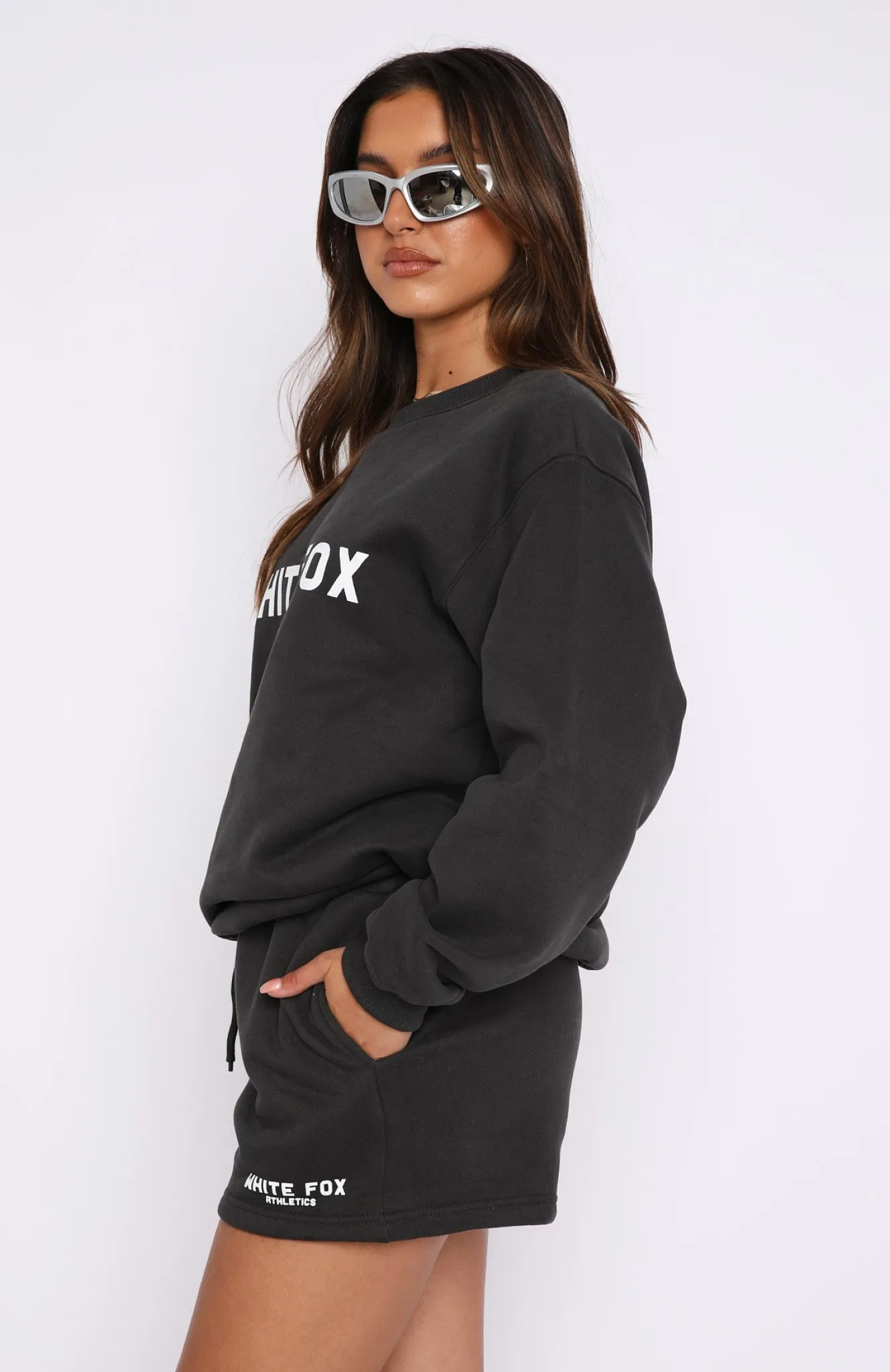 Jackets & Blazers | White Fox Boutique The Next Level Oversized Sweater Charcoal grey