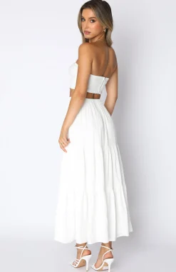 Restocked | White Fox Boutique The One's You Love Maxi Set white