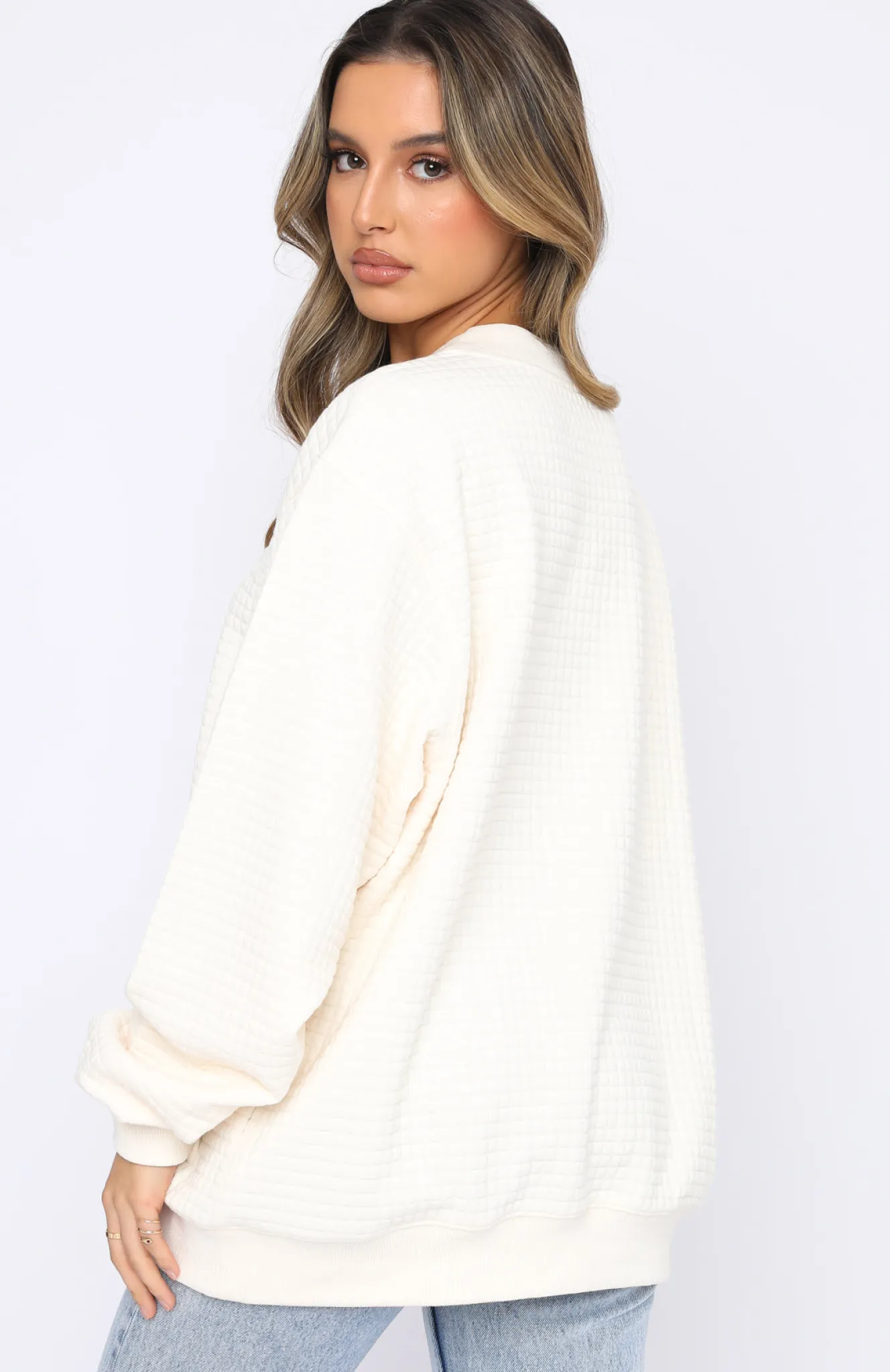 Jackets & Blazers | White Fox Boutique The Way Home Sweater Cream nude