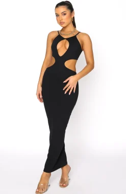 Restocked | White Fox Boutique These Words Maxi Dress black