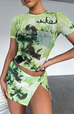 Shirts & Blouses | White Fox Boutique Think Big Crop Viridescent green