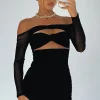 Long Sleeve Dresses | White Fox Boutique This Love Long Sleeve Mini Dress black
