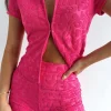 Shirts & Blouses | White Fox Boutique Thought After Thought Terry Top Hot pink