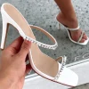 Heels | White Fox Boutique Tiana Mules PU white