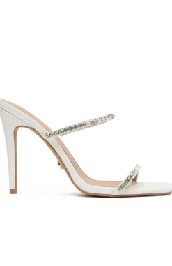 Heels | White Fox Boutique Tiana Mules PU white