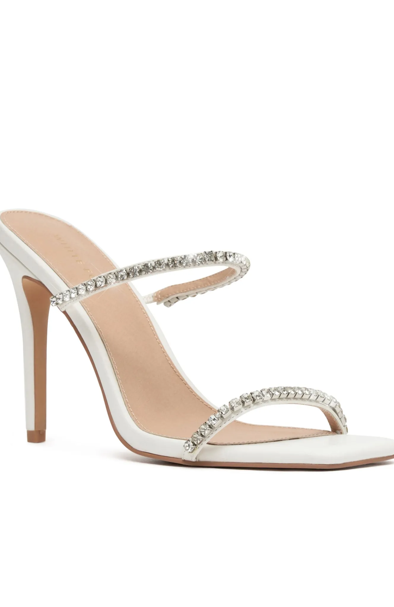 Heels | White Fox Boutique Tiana Mules PU white