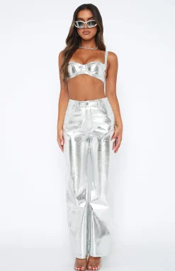 Shirts & Blouses | White Fox Boutique Tide Is High Bustier silver