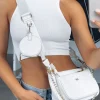 Bags | White Fox Boutique Tiffany Bag PU Croc white