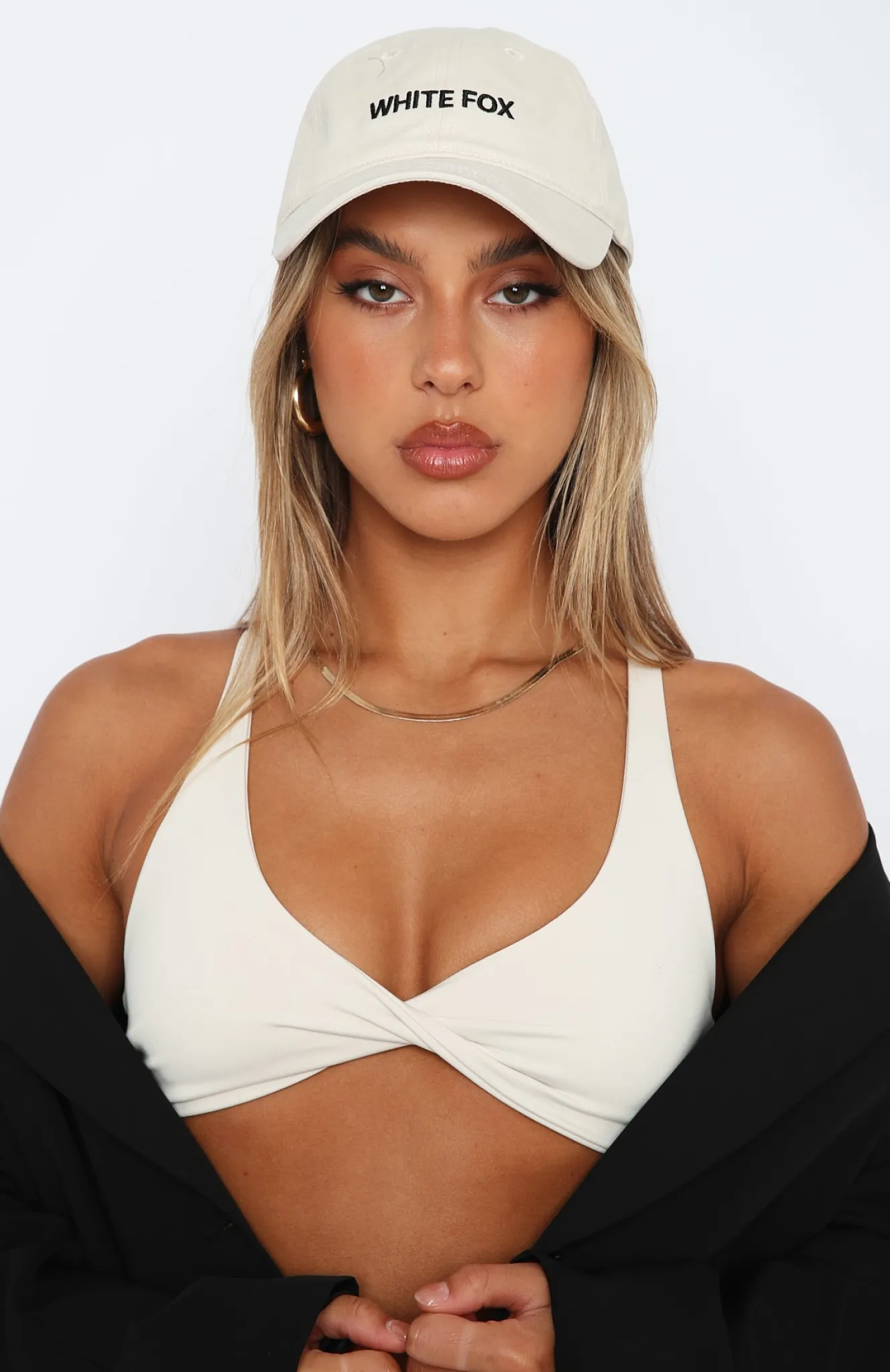 Headwear | White Fox Boutique Time To Travel Cap Bone nude