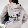 Jackets & Blazers | White Fox Boutique To The Moon Oversized Hoodie Lunar grey