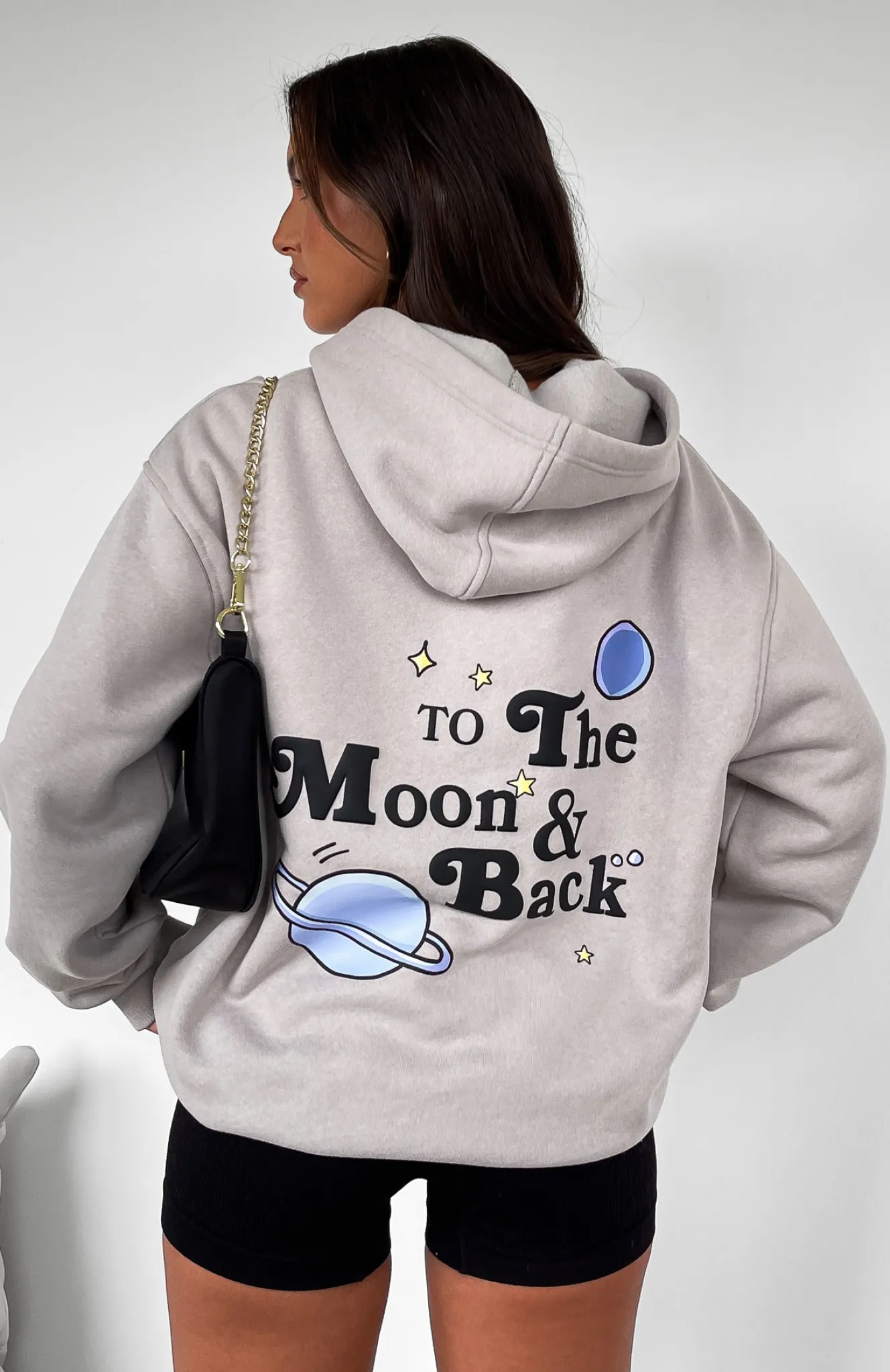 Jackets & Blazers | White Fox Boutique To The Moon Oversized Hoodie Lunar grey