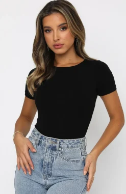 Shirts & Blouses | White Fox Boutique Too Good To Be True Bodysuit black