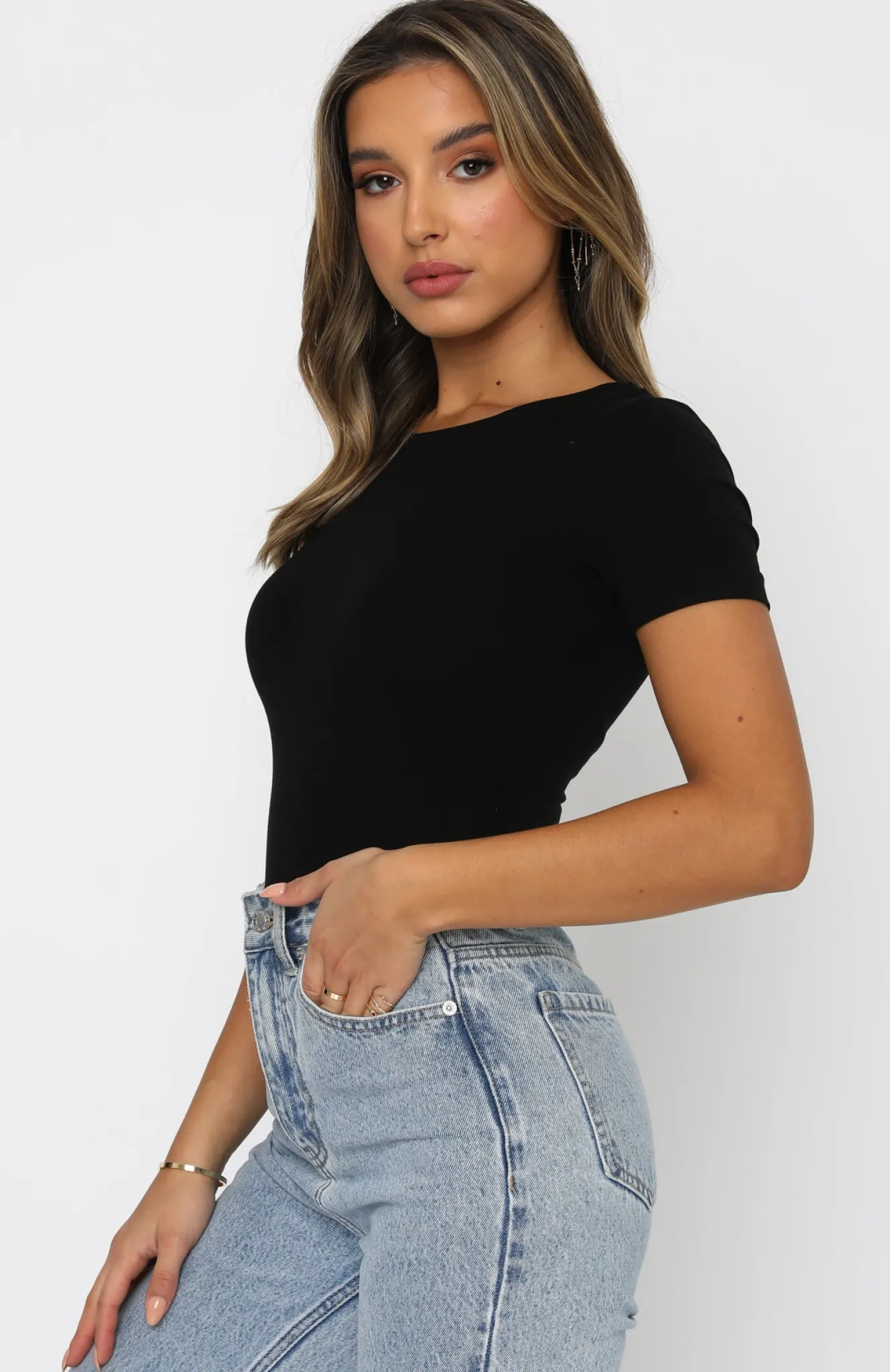 Shirts & Blouses | White Fox Boutique Too Good To Be True Bodysuit black