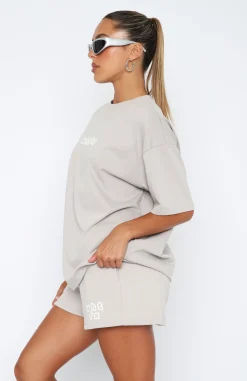 Pants | White Fox Boutique Top Tier Lounge Shorts Lunar grey