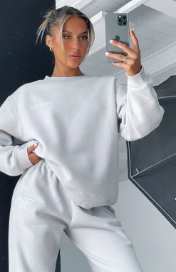Jackets & Blazers | White Fox Boutique Top Tier Oversized Sweater Lunar grey
