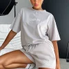 Shirts & Blouses | White Fox Boutique Top Tier Oversized Tee Lunar grey