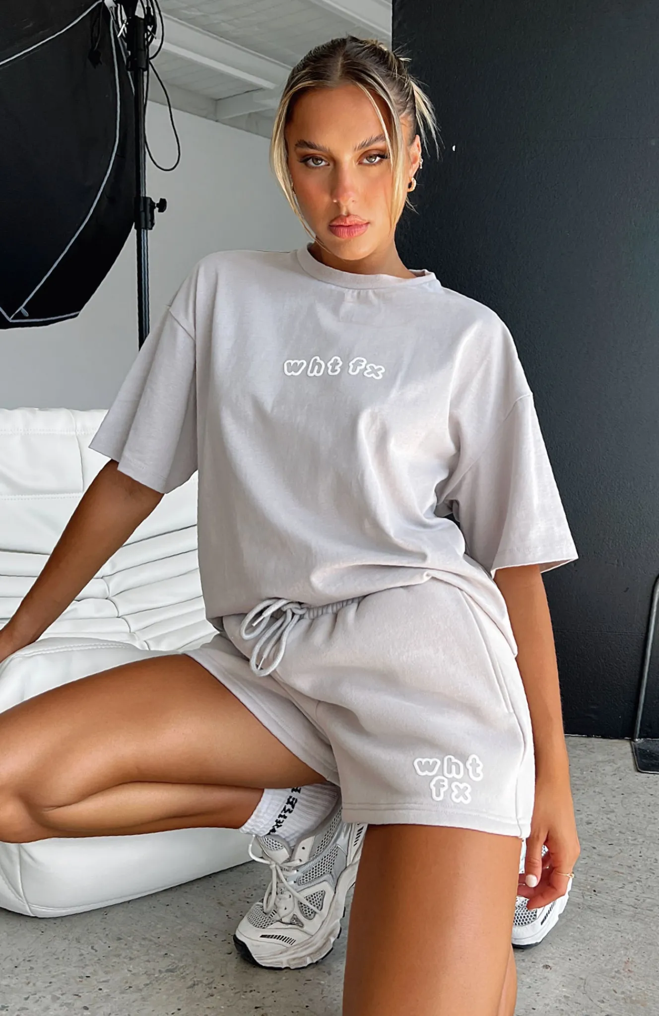Shirts & Blouses | White Fox Boutique Top Tier Oversized Tee Lunar grey