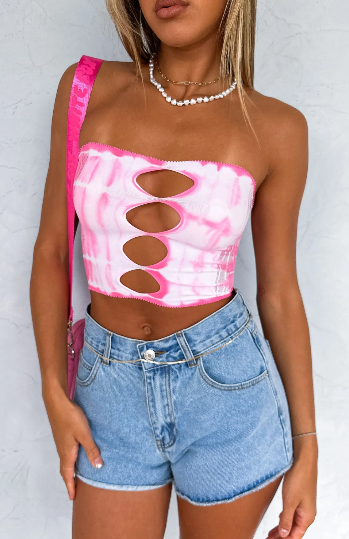 Shirts & Blouses | White Fox Boutique Toxic Love Crop Candy pink