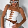 Shirts & Blouses | White Fox Boutique Toxic Love Crop white