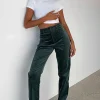 Pants | White Fox Boutique Treat Me Better Cord Pants Forest green