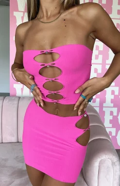 Shirts & Blouses | White Fox Boutique Triggered Crop Hot pink