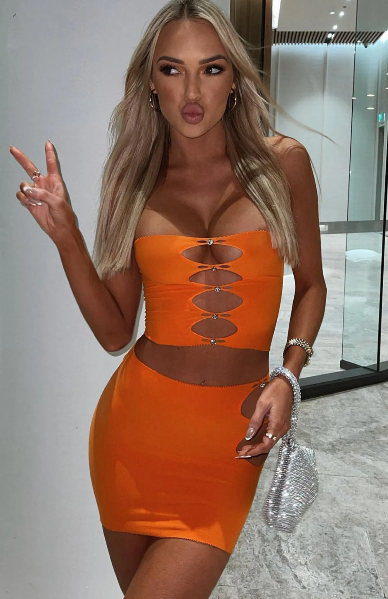 Shirts & Blouses | White Fox Boutique Triggered Crop orange