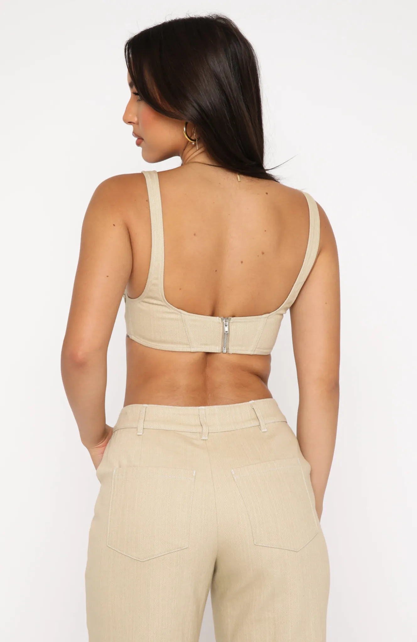 Shirts & Blouses | White Fox Boutique True For You Crop Oatmeal nude