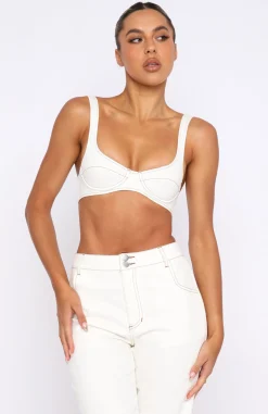Shirts & Blouses | White Fox Boutique True For You Crop Off white