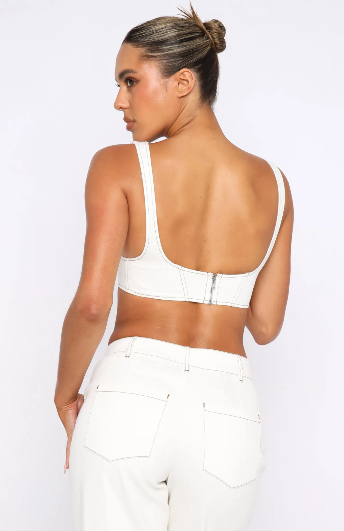 Shirts & Blouses | White Fox Boutique True For You Crop Off white