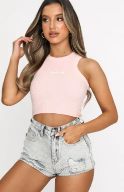 Shirts & Blouses | White Fox Boutique True Romance Crop Baby pink