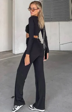Pants | White Fox Boutique Trust Yourself Pants black