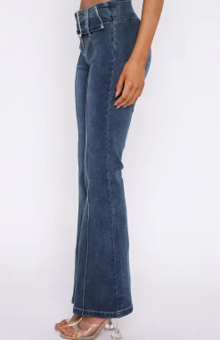 Denim | White Fox Boutique Truth Or Dare Jeans Dark Wash blue
