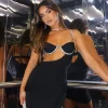 Restocked | White Fox Boutique Turn Back Time Mini Dress black