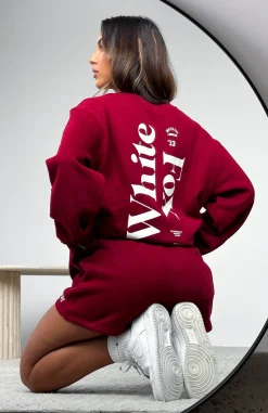 Jackets & Blazers | White Fox Boutique Turn It Around Oversized Sweater Dark red
