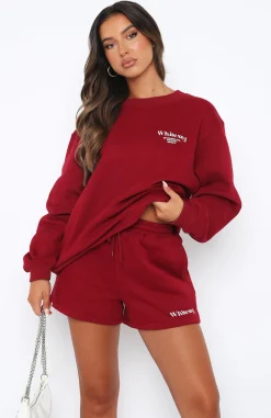 Jackets & Blazers | White Fox Boutique Turn It Around Oversized Sweater Dark red