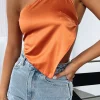 Shirts & Blouses | White Fox Boutique Under The Spotlight Crop Rust orange