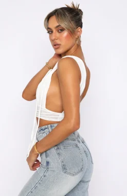 Shirts & Blouses | White Fox Boutique Undercover Model Crop white