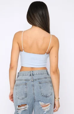 Shirts & Blouses | White Fox Boutique Universal Love Crop Blue green