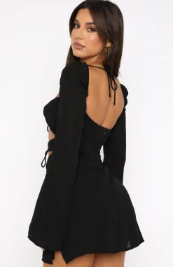 Restocked | White Fox Boutique Unpredictable Love Mini Dress black