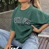 Shirts & Blouses | White Fox Boutique Varsity Tee green