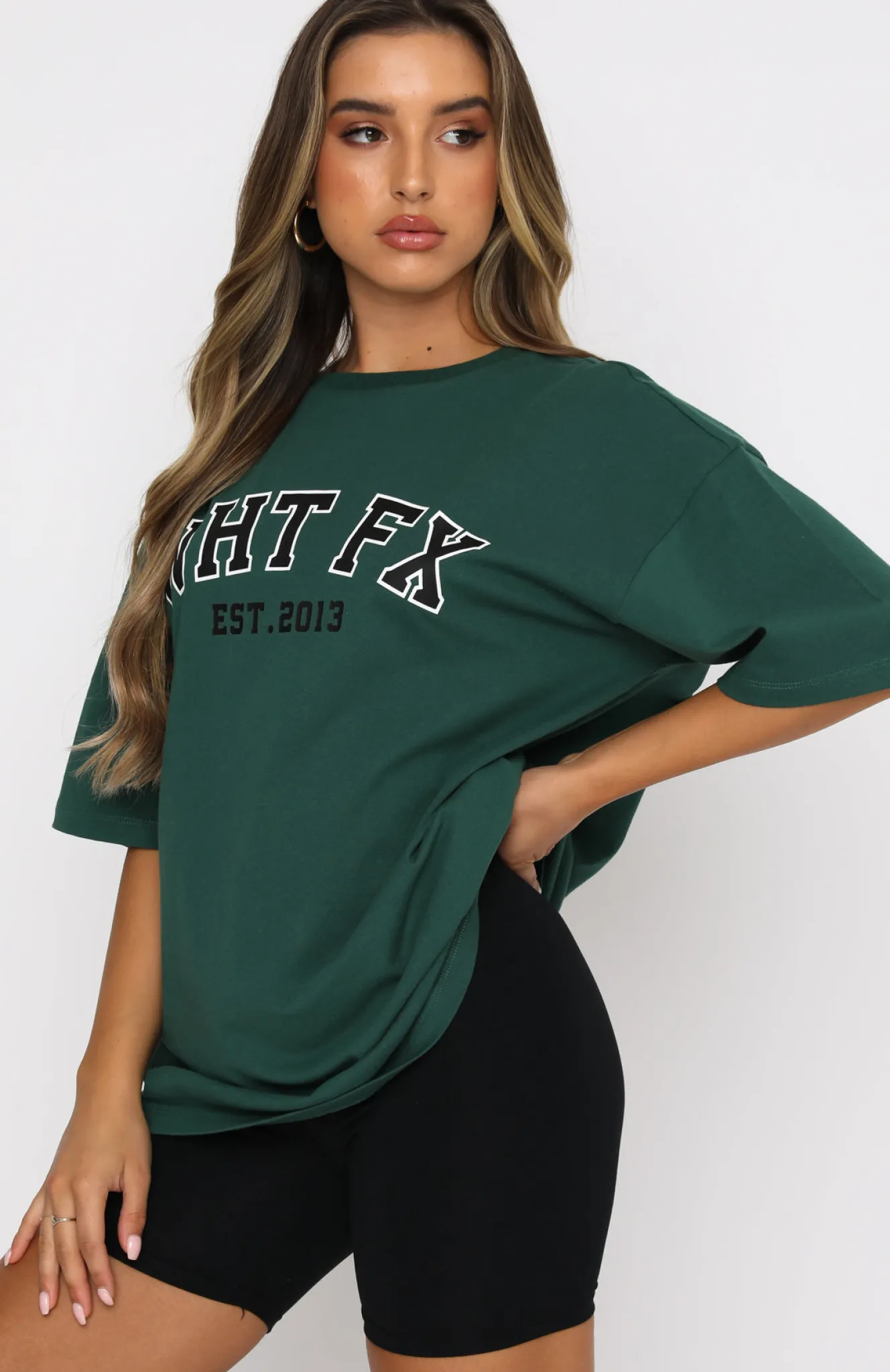 Shirts & Blouses | White Fox Boutique Varsity Tee green