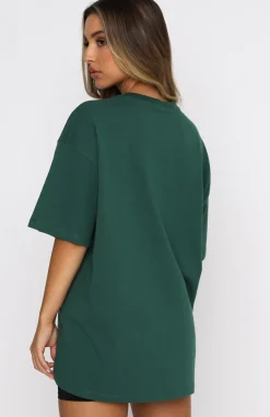 Shirts & Blouses | White Fox Boutique Varsity Tee green