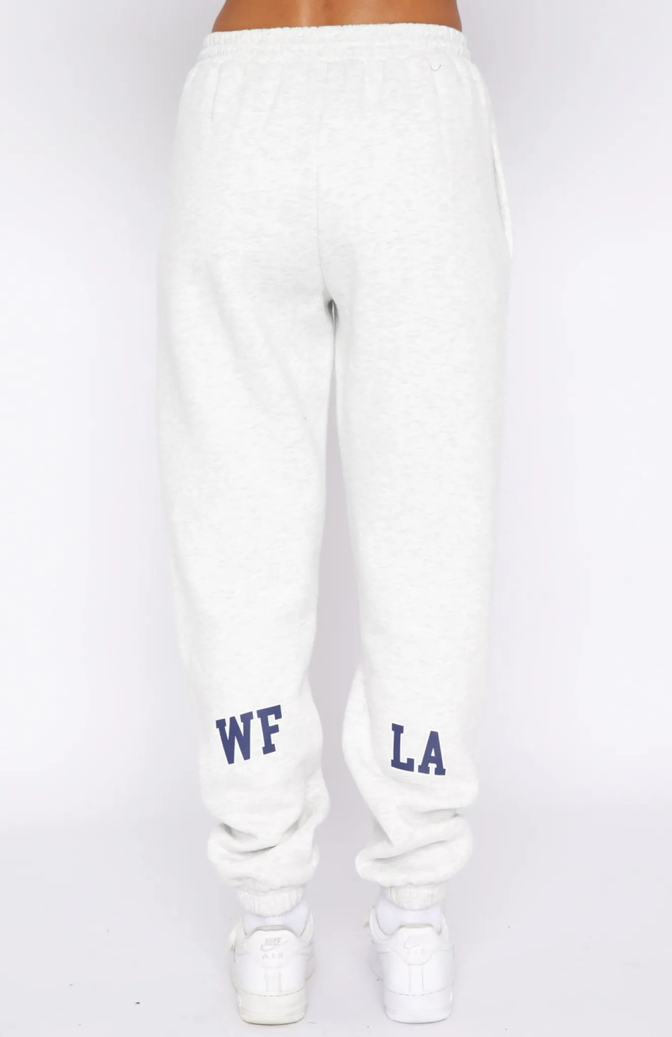 Sweatpants | White Fox Boutique Varsity Vibe Sweatpants Marle grey