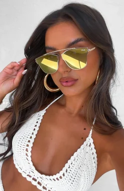 Sunglasses | White Fox Boutique Verzy Sunglasses gold